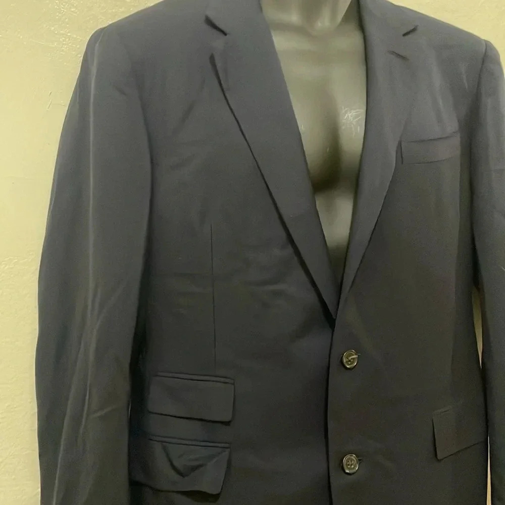 Ralph Lauren Men’s Blazer black woll dress Formal Suit jacket coat 40R